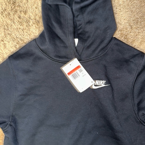 Nike Black Hoodie size Lg 10/12 unisex - Picture 3 of 3